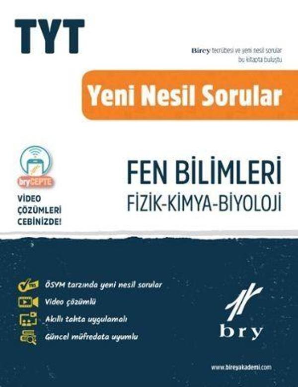 Birey Yayınları TYT Fen Bilimleri Yeni Nesil Sorular - Birey Yayınları - Image 1