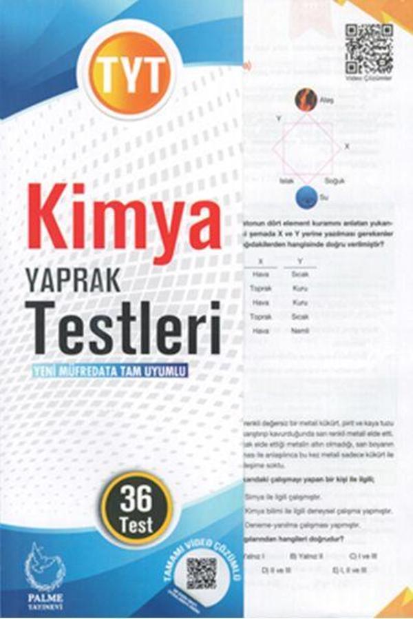 Palme Yayınları TYT Kimya Yaprak Test - Palme Yayınları - Image 1