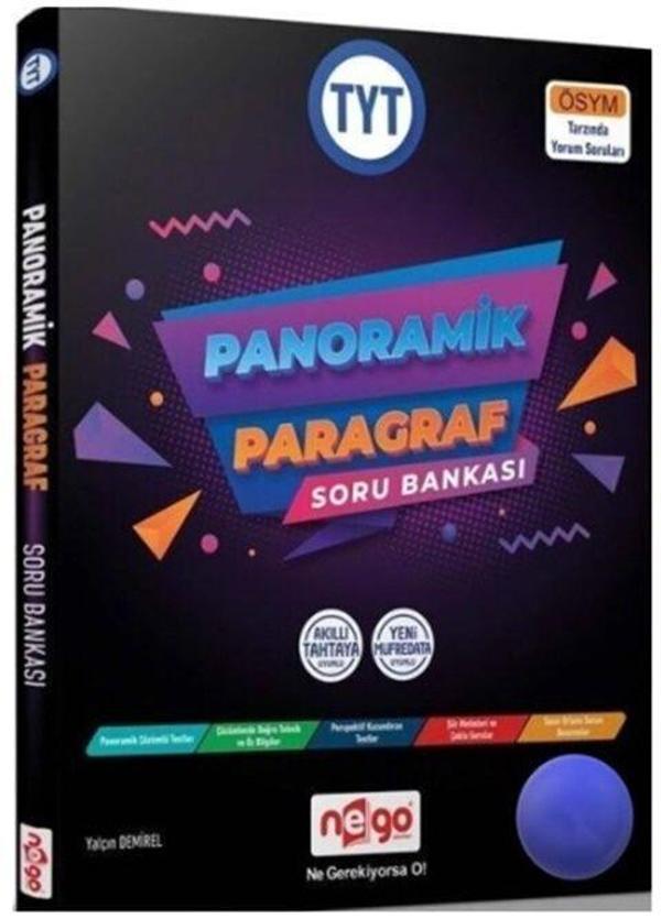 Nego Yayınları TYT Panoramik Paragraf Soru Bankası - Nego Yayınları - Image 1