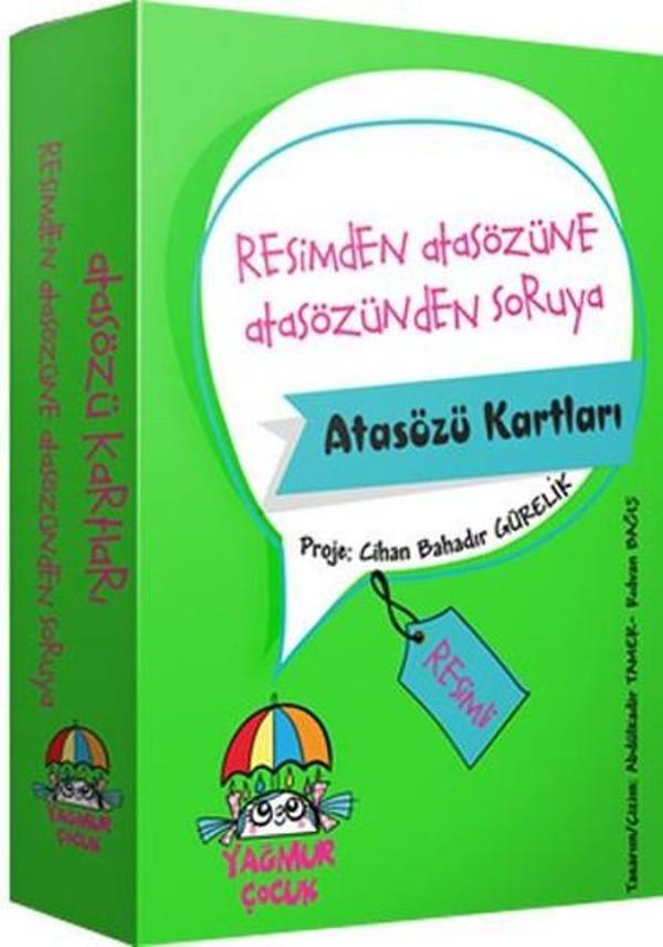 Resimden Atasözüne Atasözünden Soruya-Atasözü Kartları - Yağmur Çocuk - Image 1