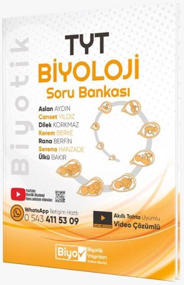 Biyotik Yayınları TYT Biyoloji Biyotik Soru Bankası - Biyotik Yayınları - Image 1