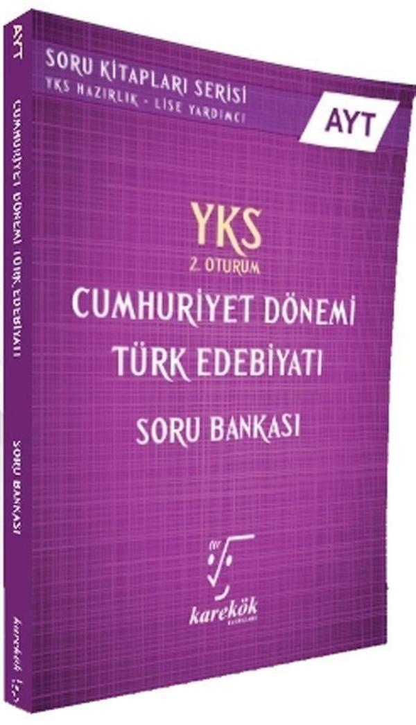 Karekök Yayınları AYT Cumhuriyet Dönemi Türk Edebiyatı Soru Bankası - Karekök Eğitim Yayınları - Image 1