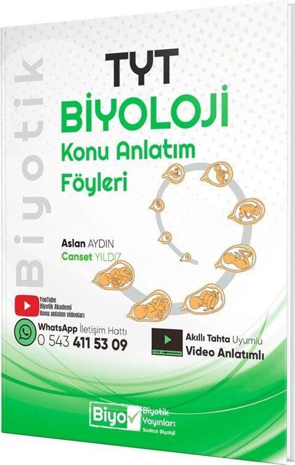 Biyotik Yayınları TYT Biyoloji Konu Anlatım Föyleri - Biyotik Yayınları - Image 1