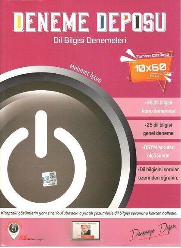 Deneme Deposu TYT Dilbilgisi Denemeleri - Deneme Deposu - Image 1