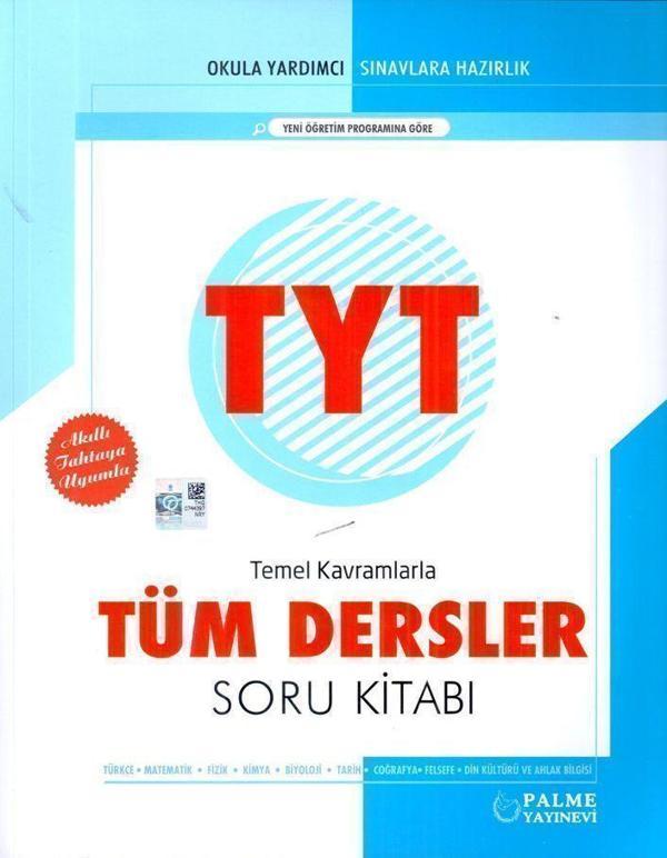 Palme Yayınları TYT Tüm Dersler Temel Kavramlarla Soru Kitabı - Palme Yayınları - Image 1