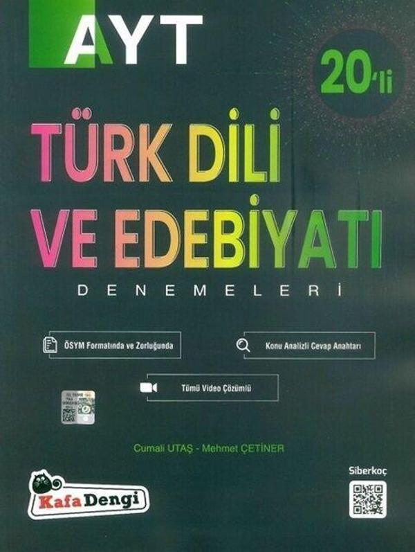 Kafa Dengi Yayınları AYT Türk Dili ve Edebiyatı 20 li Deneme - Kafa Dengi - Image 1