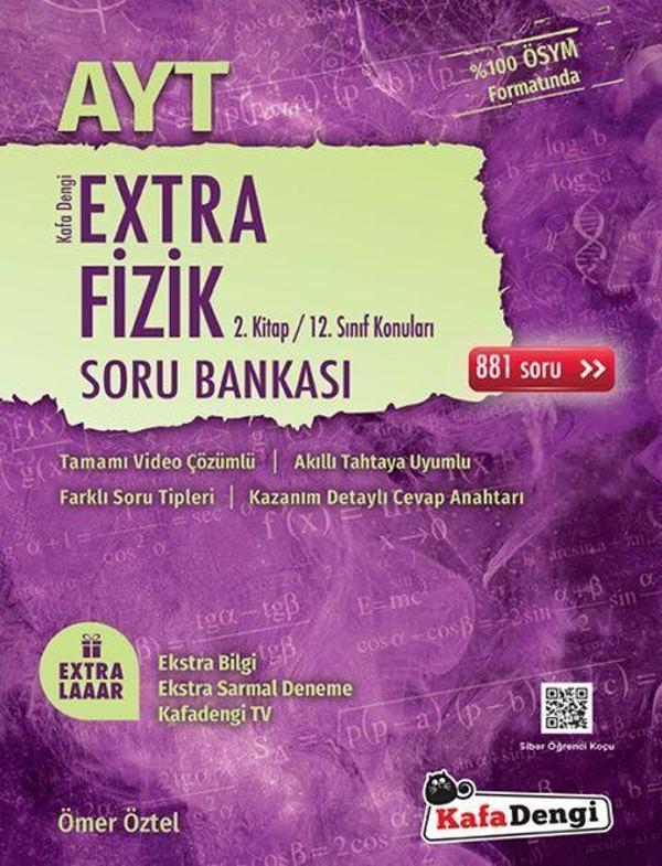 Kafa Dengi Yayınları AYT Fizik Extra 2. Kitap Soru Bankası - Kafa Dengi - Image 1