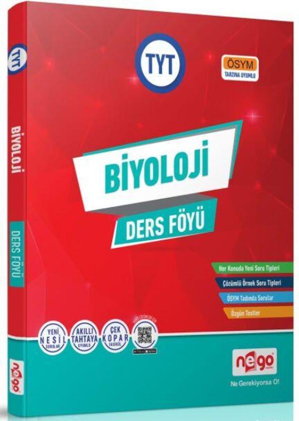 Nego Yayınları TYT Biyoloji Ders Föyü - Nego Yayınları - Image 1