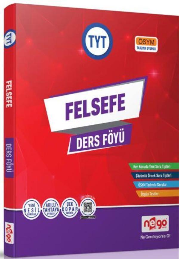 Nego Yayınları TYT Felsefe Ders Föyü - Nego Yayınları - Image 1
