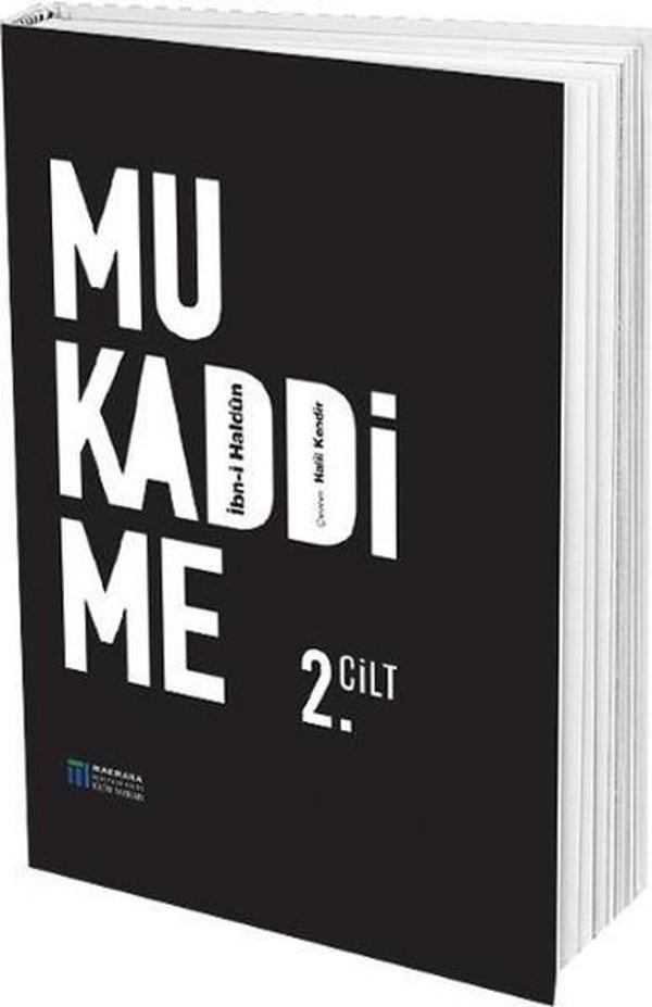 Mukaddime 2. Cilt - Marmara Belediyeler Birliği Kültür - Image 1