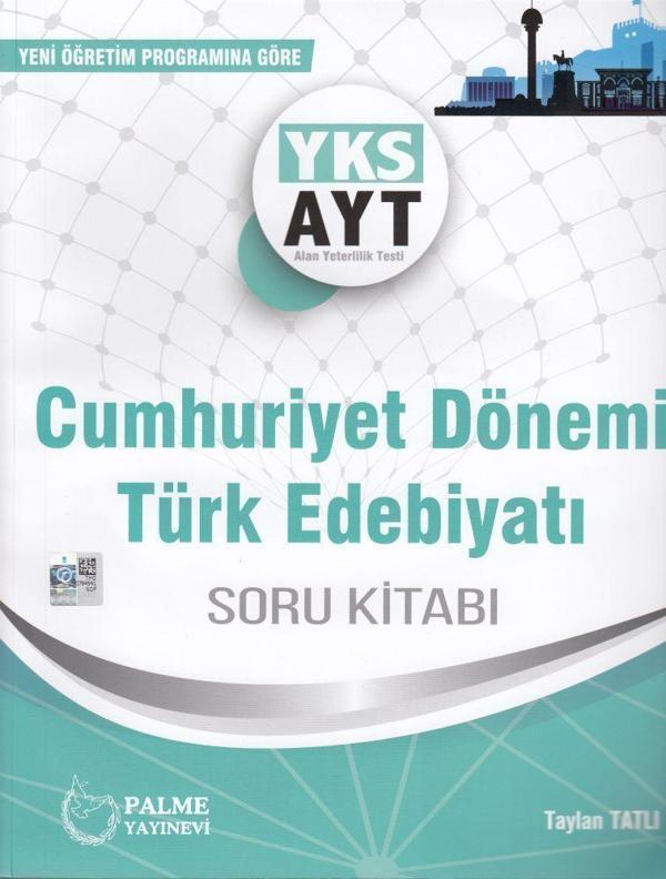 Palme Yayınları AYT Cumhuriyet Dönemi Türk Edebiyatı Soru Bankası - Palme Yayınları - Image 1