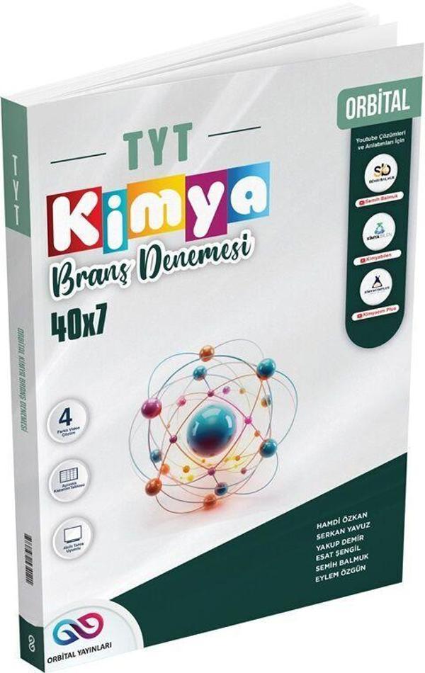 Orbital Yayınları TYT Kimya 40 x 7 Branş Denemeleri - Orbital yayınları - Image 1