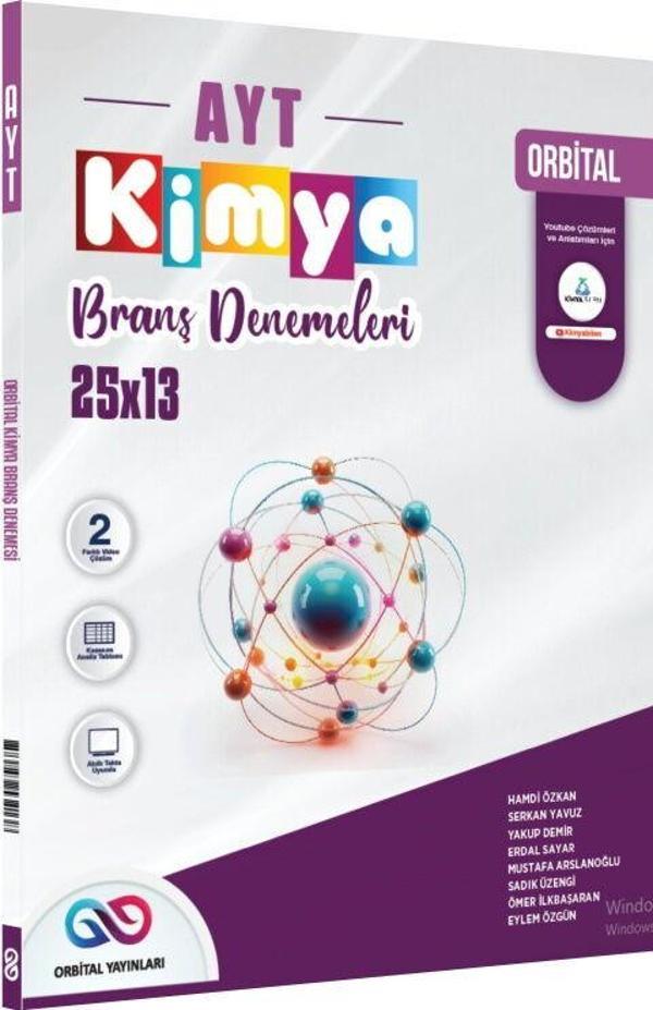 Orbital Yayınları AYT Kimya 25 x 13 Branş Denemeleri - Orbital yayınları - Image 1