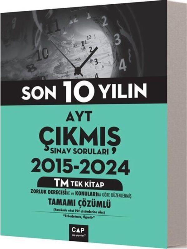 Çap Yayınları AYT TM Tek Kitap Son 10 Yılın Çıkmış Soruları - Çap Yayınları - Image 1