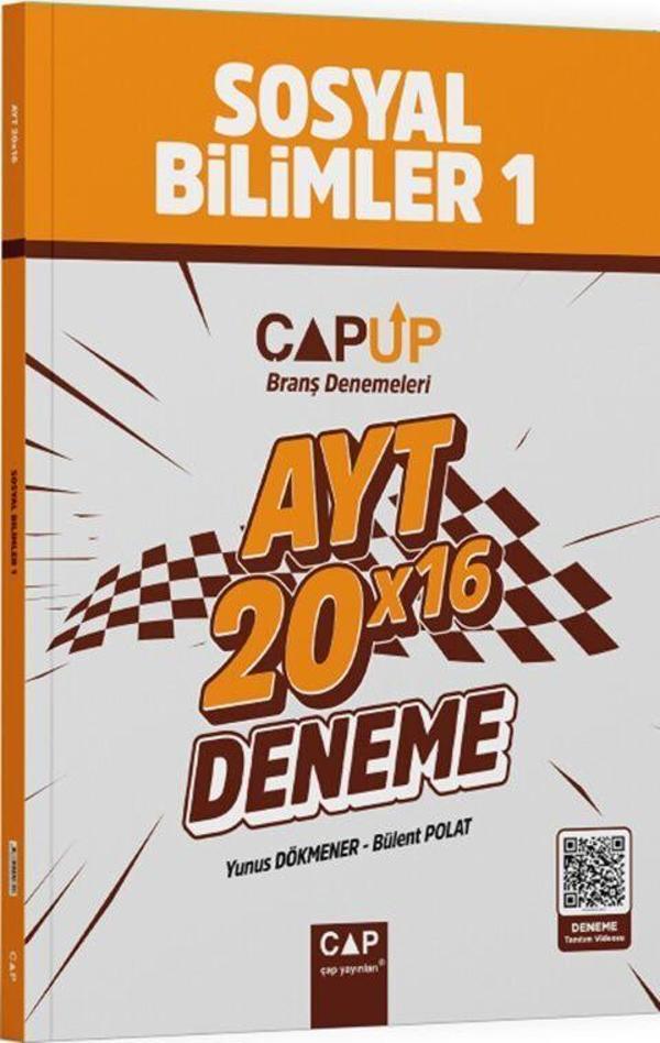 Çap Yayınları AYT Sosyal Bilimler 1 20 X 16 Up Deneme - Çap Yayınları - Image 1