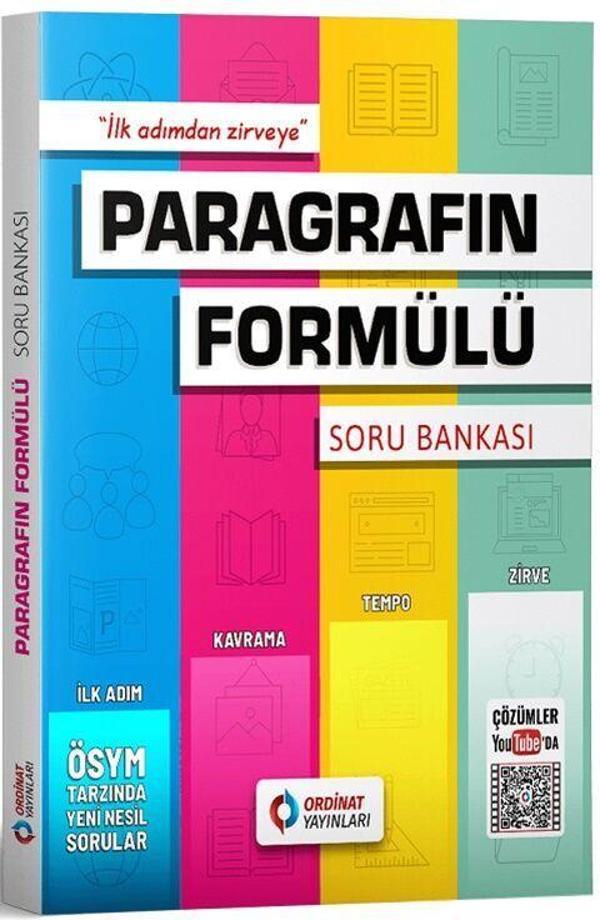 Ordinat Yayınları TYT AYT Paragrafın Formülü Soru Bankası - Ordinat Yayınları - Image 1