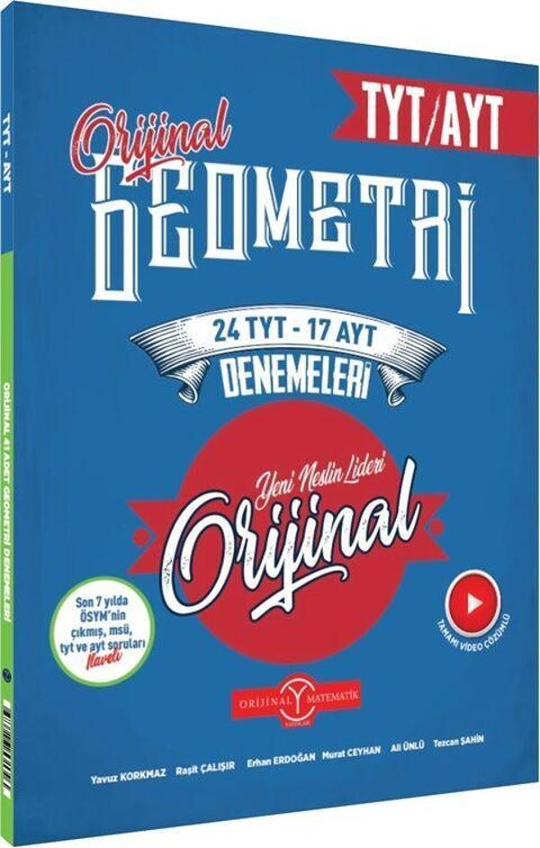 Orijinal Yayınları TYT AYT Geometri 24 TYT 17 AYT Deneme - Orijinal Yayınları - Image 1