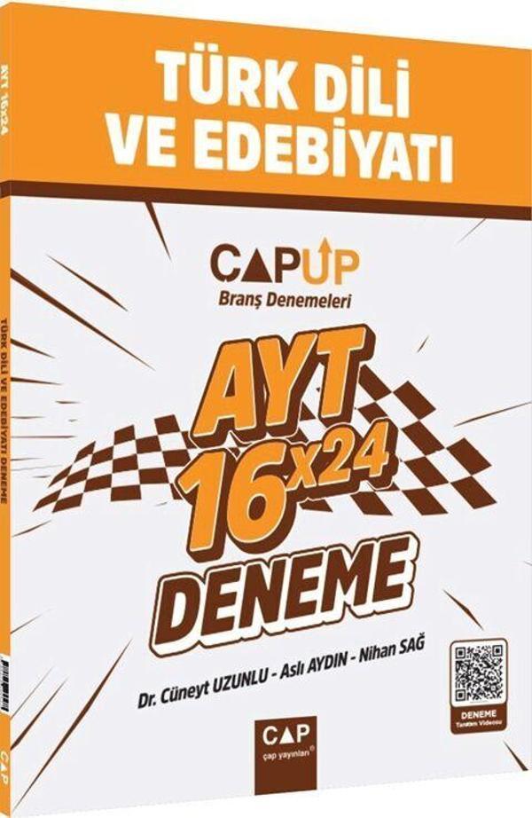 Çap Yayınları AYT Türk Dili ve Edebiyatı 16 X 24 Up Deneme - Çap Yayınları - Image 1