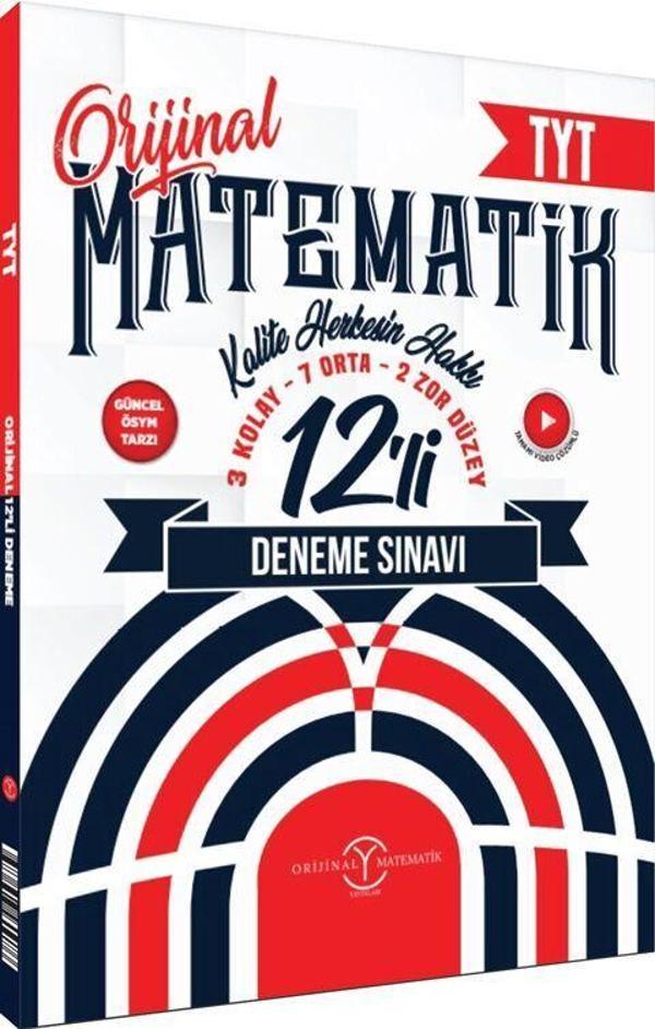 Orijinal Yayınları TYT Matematik 12 li Deneme Sınavı - Orijinal Yayınları - Image 1