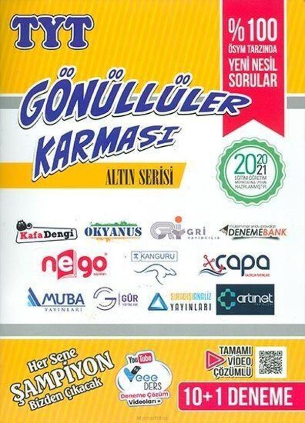 Gönüllüler Karması TYT Altın 10 + 1 Deneme - Gönüllüler Karması - Image 1