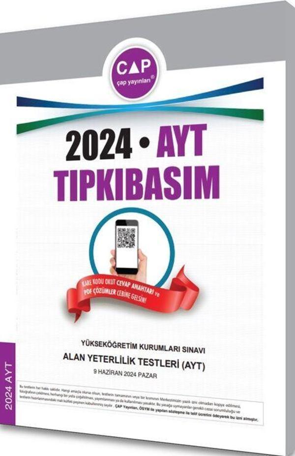 Çap Yayınları 2024 AYT Tıpkı Basım - Çap Yayınları - Image 1