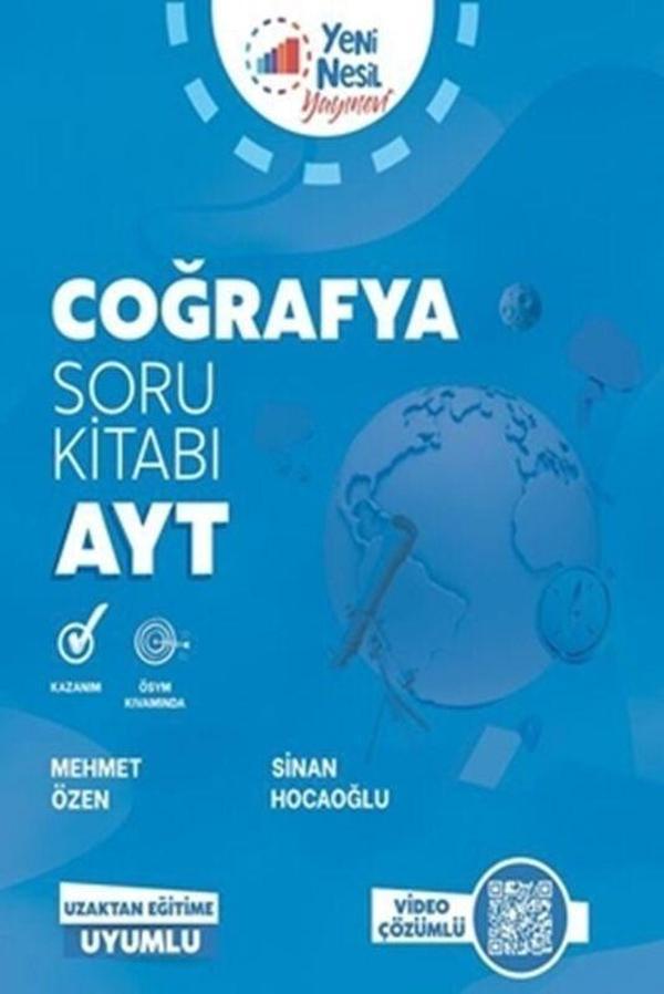Yeni Nesil Yayınları AYT Coğrafya Soru Kitabı - Yeni Nesil Yayınları - Image 1