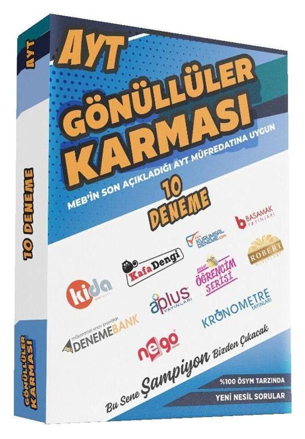 Gönüllüler Karması AYT En Çok Satan 1O Farklı Deneme - Gönüllüler Karması - Image 1