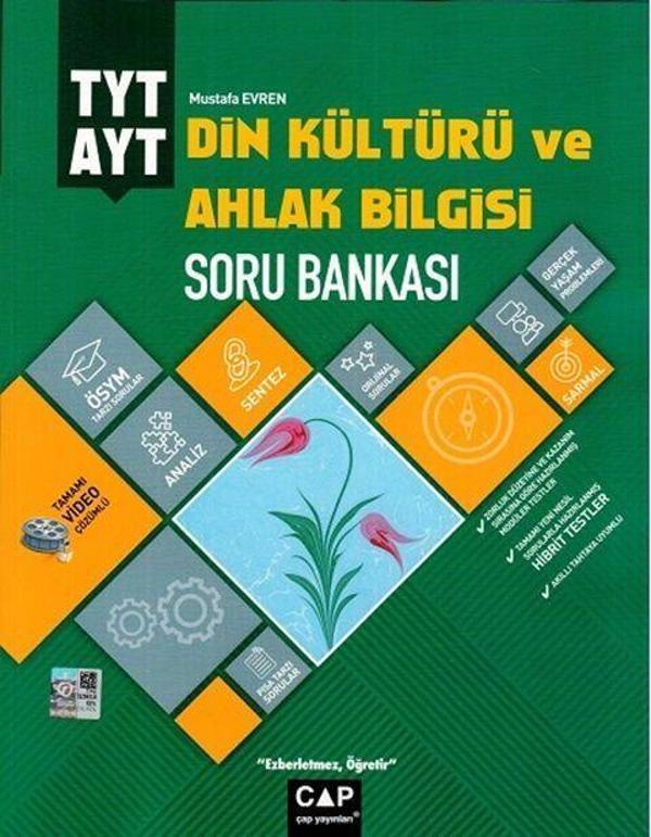Çap Yayınları TYT AYT Din Kültürü ve Ahlak Bilgisi Soru Bankası - Çap Yayınları - Image 1