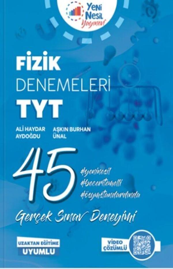 Yeni Nesil Yayınları TYT Fizik 45 Deneme Sınavı - Yeni Nesil Yayınları - Image 1