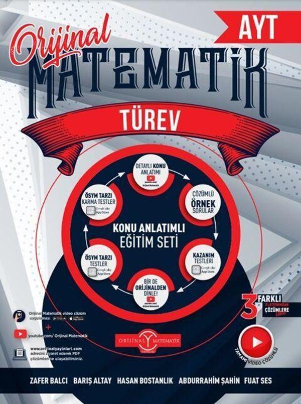 Orijinal Yayınları AYT Matematik Türev Konu Anlatımlı - Orijinal Yayınları - Image 1