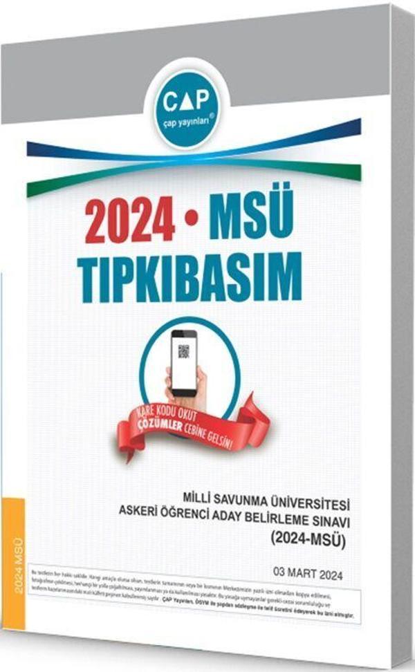Çap Yayınları Üniversiteye Hazırlık MSÜ 2024 Tıpkı Basım - Çap Yayınları - Image 1