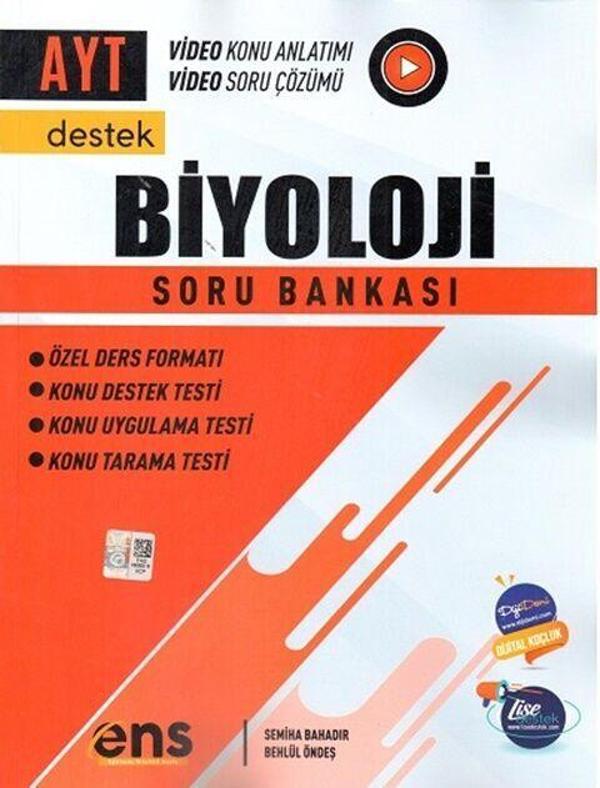 ENS Yayıncılık AYT Biyoloji Soru Bankası - Ens Yayıncılık - Image 1