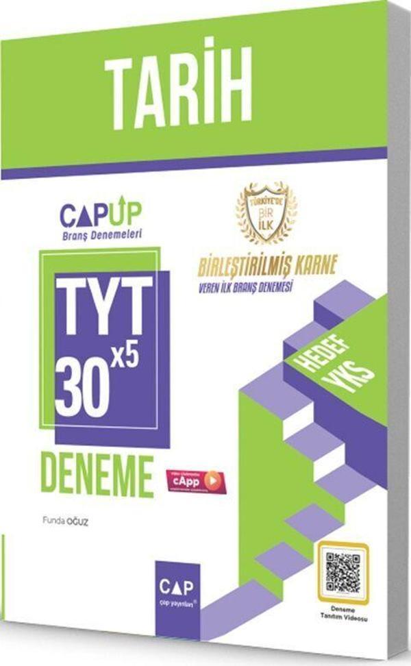 Çap Yayınları TYT Tarih 30 x 5 Up Deneme - Çap Yayınları - Image 1