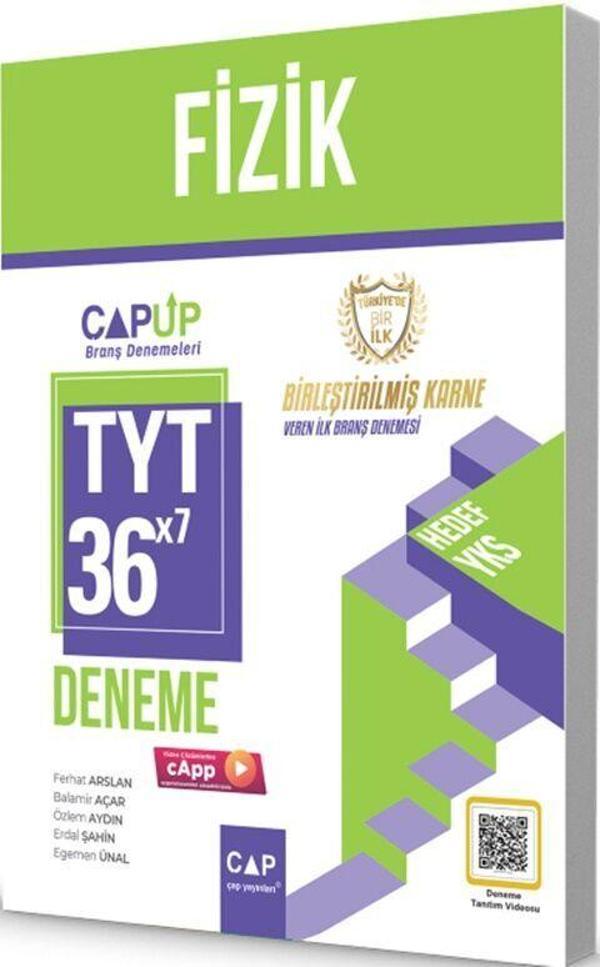 Çap Yayınları TYT Fizik 36 x 7 Up Deneme - Çap Yayınları - Image 1