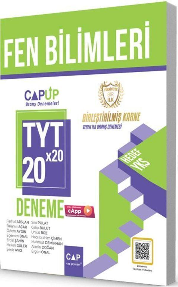 Çap Yayınları TYT Fen Bilimleri 20 x 20 Up Deneme - Çap Yayınları - Image 1