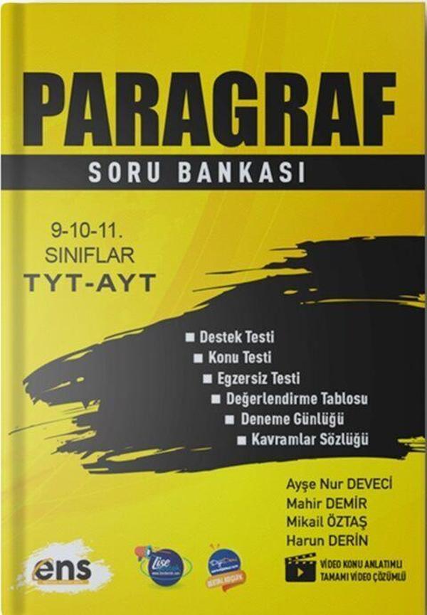 ENS Yayıncılık TYT AYT Paragraf Soru Bankası - Ens Yayıncılık - Image 1