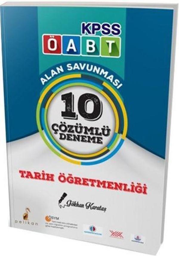 KPSS ÖABT Tarih Öğretmenliği 10 Çözümlü Deneme - Pelikan Yayınları - Image 1