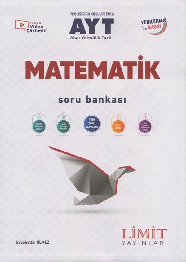 Limit Yayınları AYT Matematik Soru Bankası - Limit Yayınları - Image 1
