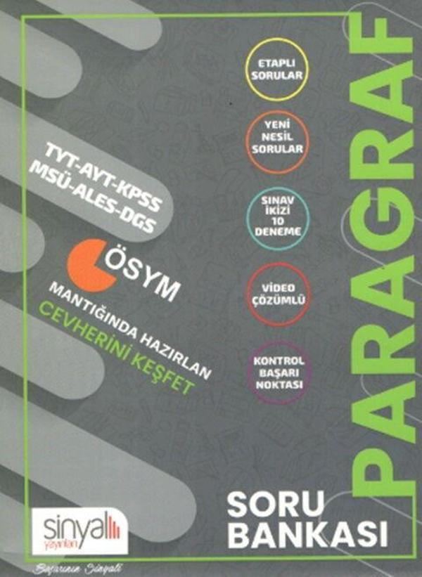 Sinyal Yayınları Paragraf Yeni Nesil Soru Bankası - Sinyal Yayınları - Image 1
