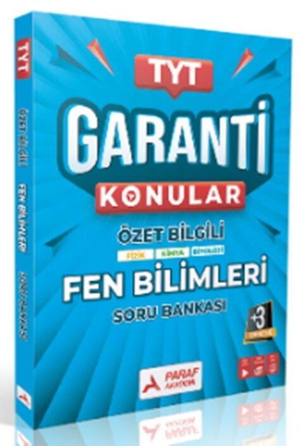 Paraf Yayınları TYT Fen Bilimler Garanti Konular Soru Bankası - Paraf Yayınları - Image 1