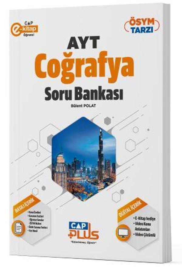 Çap Yayınları AYT Coğrafya Plus Soru Bankası - Çap Yayınları - Image 1