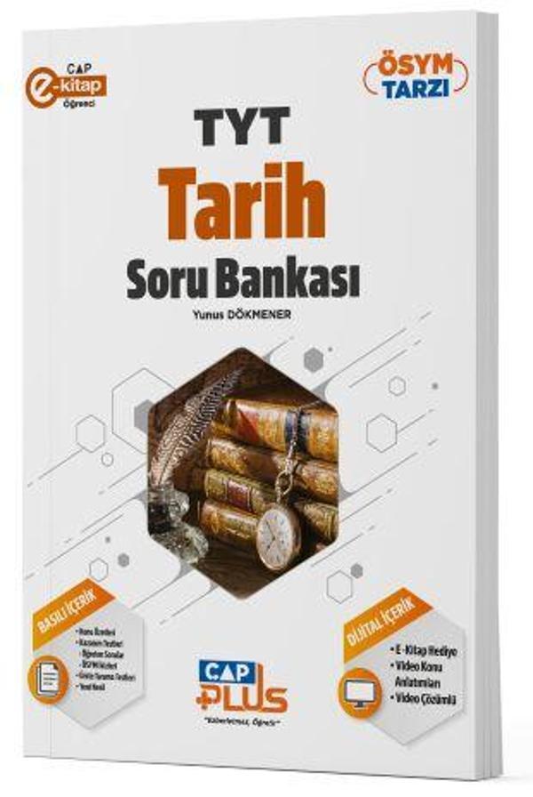 Çap Yayınları TYT Tarih Plus Soru Bankası - Çap Yayınları - Image 1