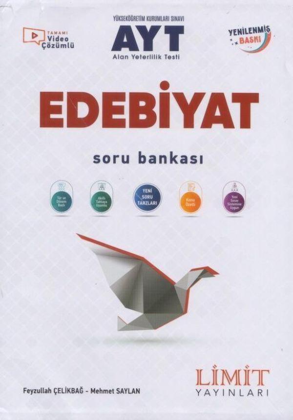 Limit Yayınları AYT Edebiyat Soru Bankası Video Çözümlü - Limit Yayınları - Image 1