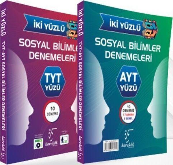 Karekök Yayınları TYT AYT Sosyal Bilimler İki Yüzlü Deneme - Karekök Eğitim Yayınları - Image 1