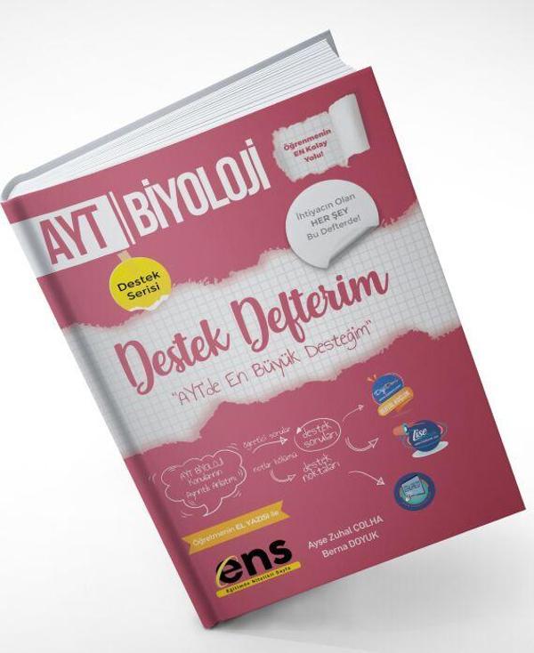 ENS Yayınları AYT Biyoloji Destek Defterim - Ens Yayıncılık - Image 1