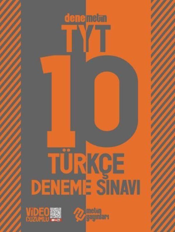 Metin Yayınları TYT Türkçe 10 Deneme Sınavı - Metin Yayınları - Image 1