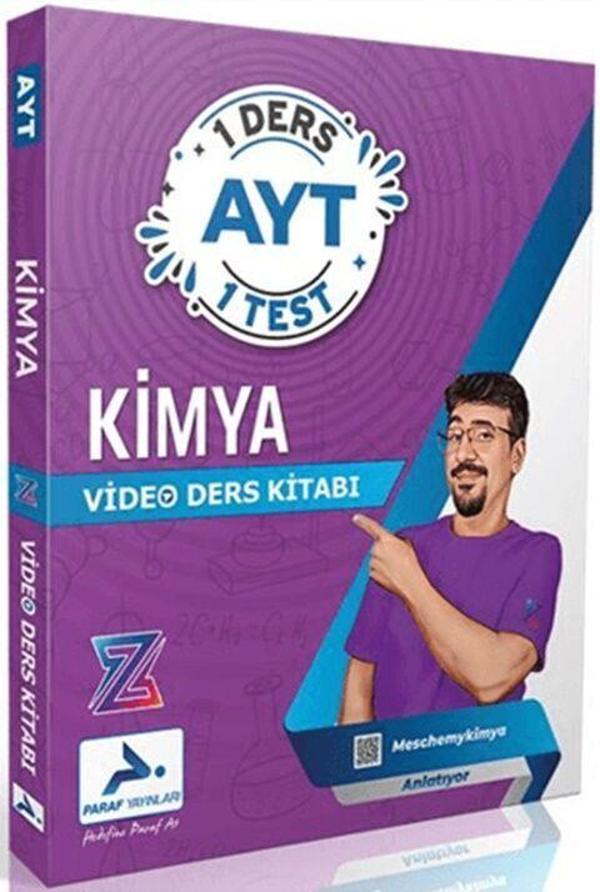 Paraf Yayınları Z Takımı AYT Kimya 1 Ders 1 Test Video Ders Kitabı - Paraf Yayınları - Image 1