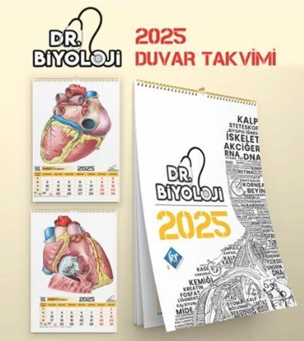 KR Akademi Barış Hoca Dr. Biyoloji Poster Takvim - KR Akademi - Image 1