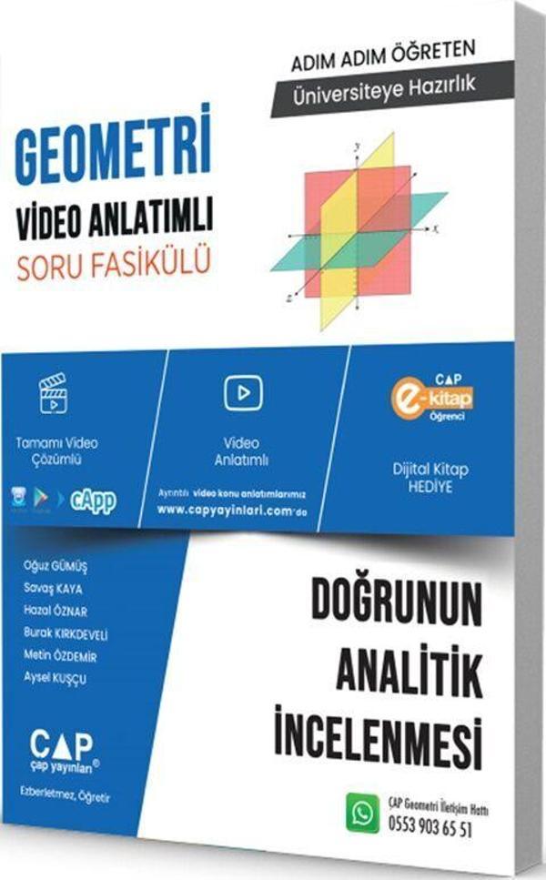 Çap Yayınları Geometri Doğrunun Analitik İncelenmesi - Çap Yayınları - Image 1
