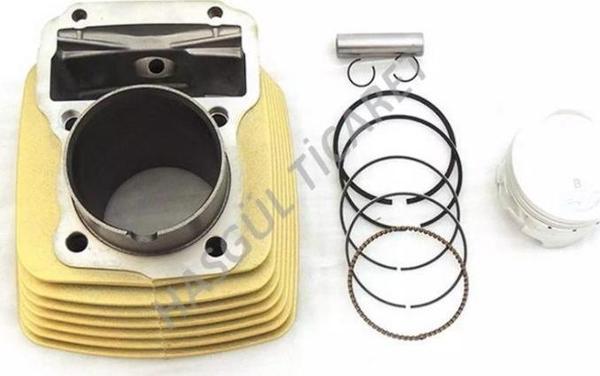 Hsgl Motorsiklet CG125 cc sarı gold  56.5mm Silindir Piston segman Takımı  - Image 1